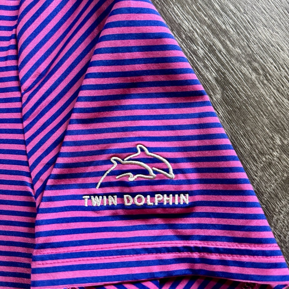 RLX Ralph Lauren Polo Shirt Mens Large Purple Performance Piedmont Driving Club - Picture 3 of 5